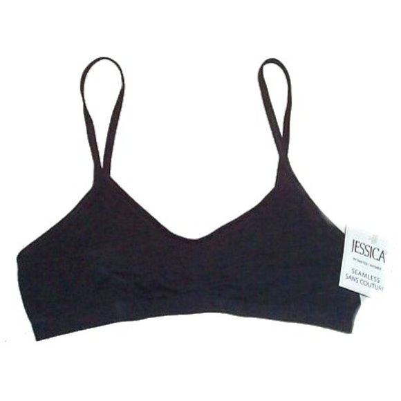 JESSICA INTIMATES Black Sports Bra Top - Picture 1 of 5